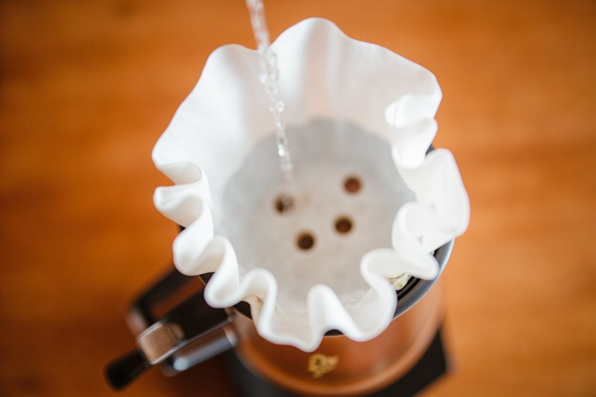 Kalita Wave 沖煮中特寫