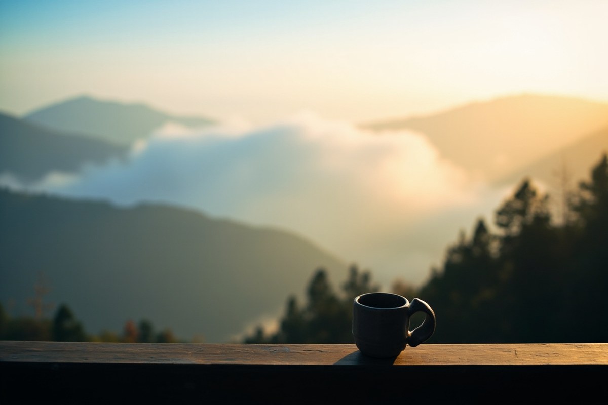 咖啡沖煮場景