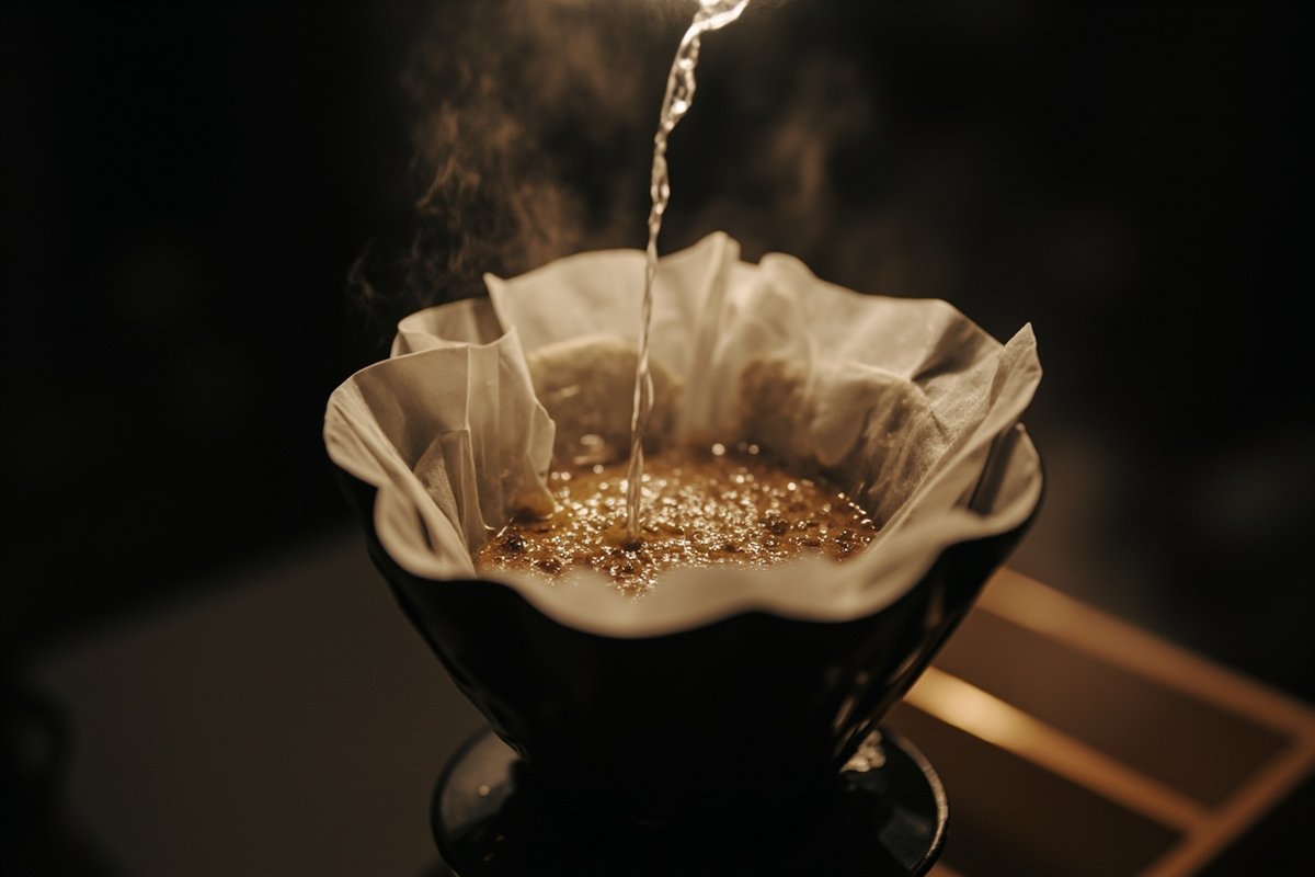 手沖繞圈注水