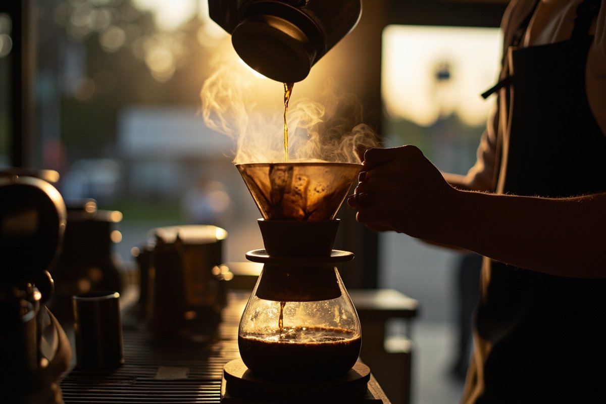 V60 手沖咖啡過程